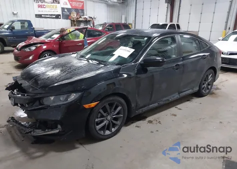 2020 Honda Civic Ex from USA, damaged, VIN 19XFC1F3XLE002214